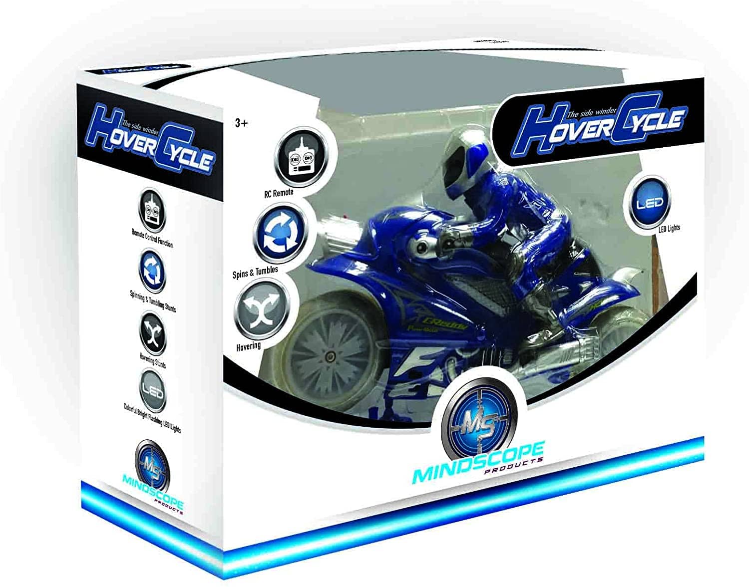 Blue Hovercycle Rc Led Motorcycle-Kidding Around NYC