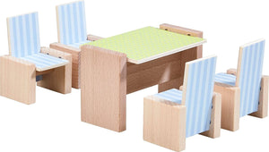 Little Friends Dining Room - Wooden Dollhouse Furniture For 4" Bendy Dolls-Kidding Around NYC