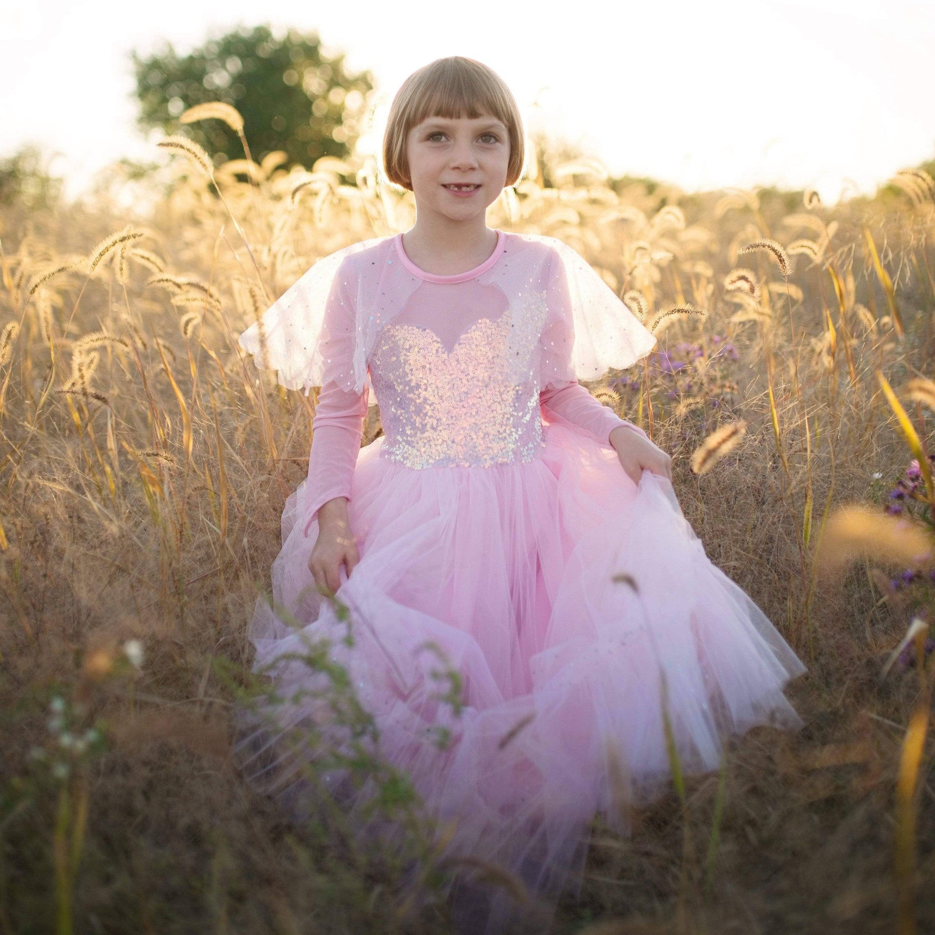 Elegant In Pink Dress Imaginative Play