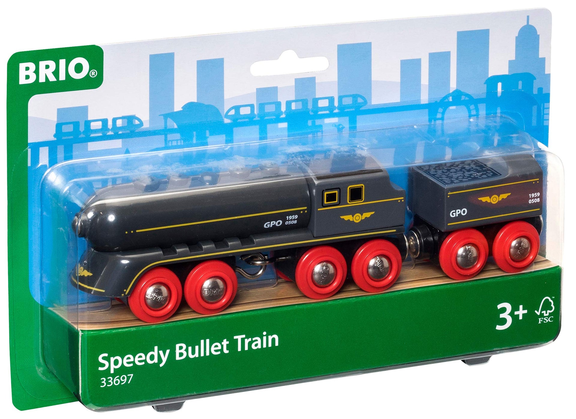 BRIO 33697 SPEEDY BULLET TRAIN