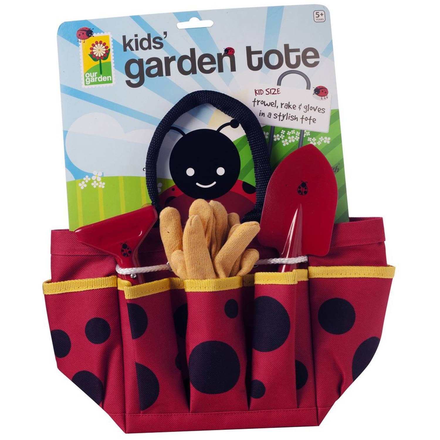 Kids Ladybug Garden Tote Kit-Kidding Around NYC