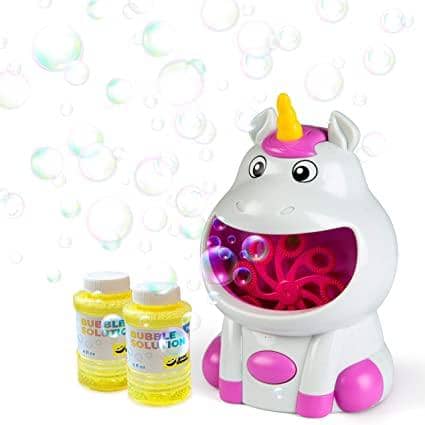 Unicorn Bubble Machine Active & Outdoors