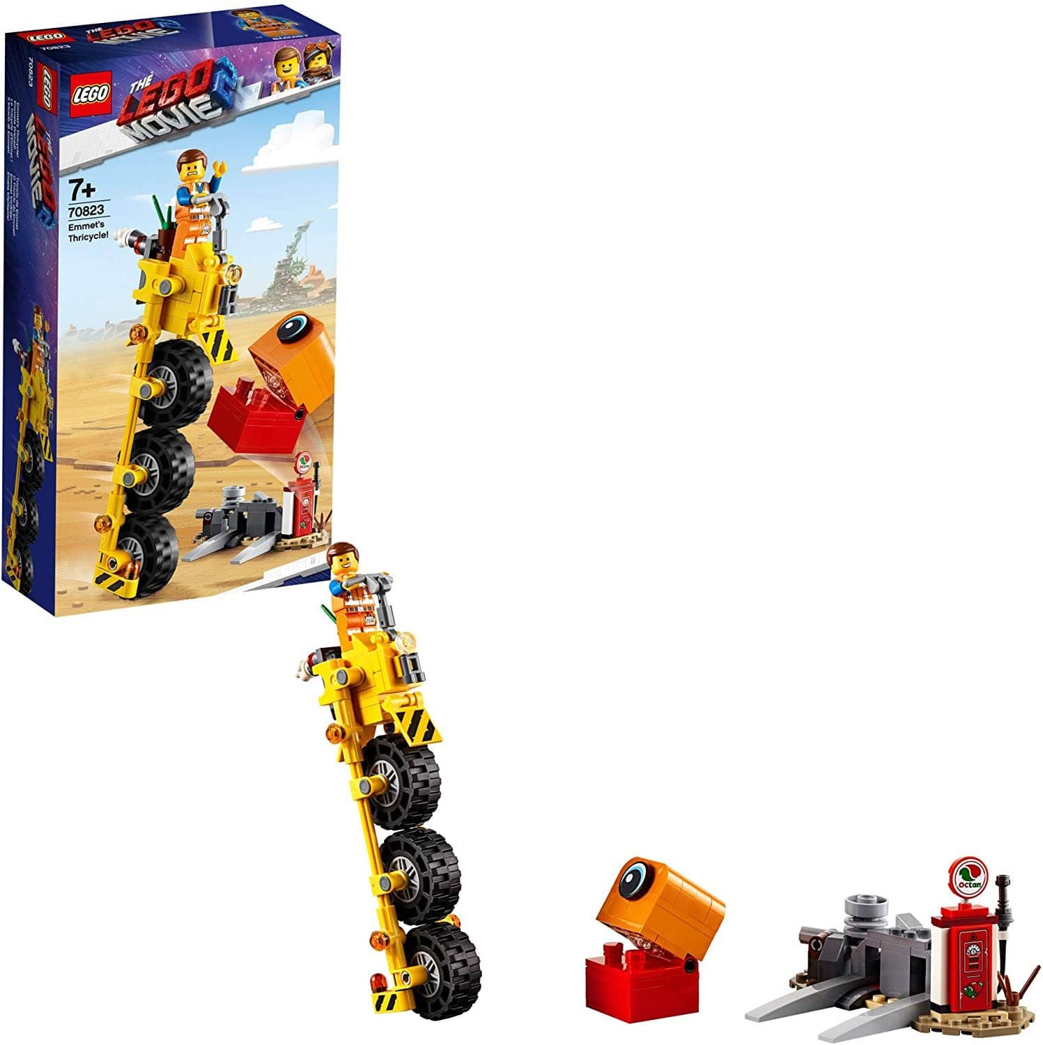 Lego The Lego Movie 2 Emmetâ€™S Thricycle; 70823 Three Wheel Toy Bicycle Action Building Kit For Kids (173 Pieces)-Kidding Around NYC