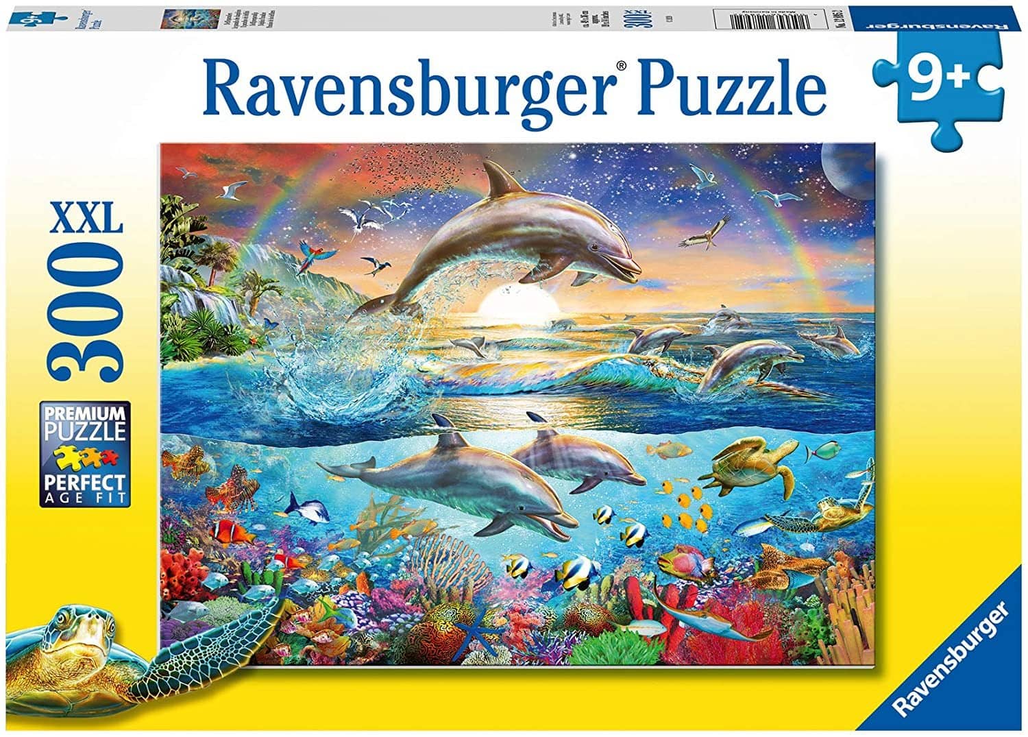 Ravensburger 12895: Dolphin Paradise (300 Xxl Piece Jigsaw Puzzle)-Kidding Around NYC