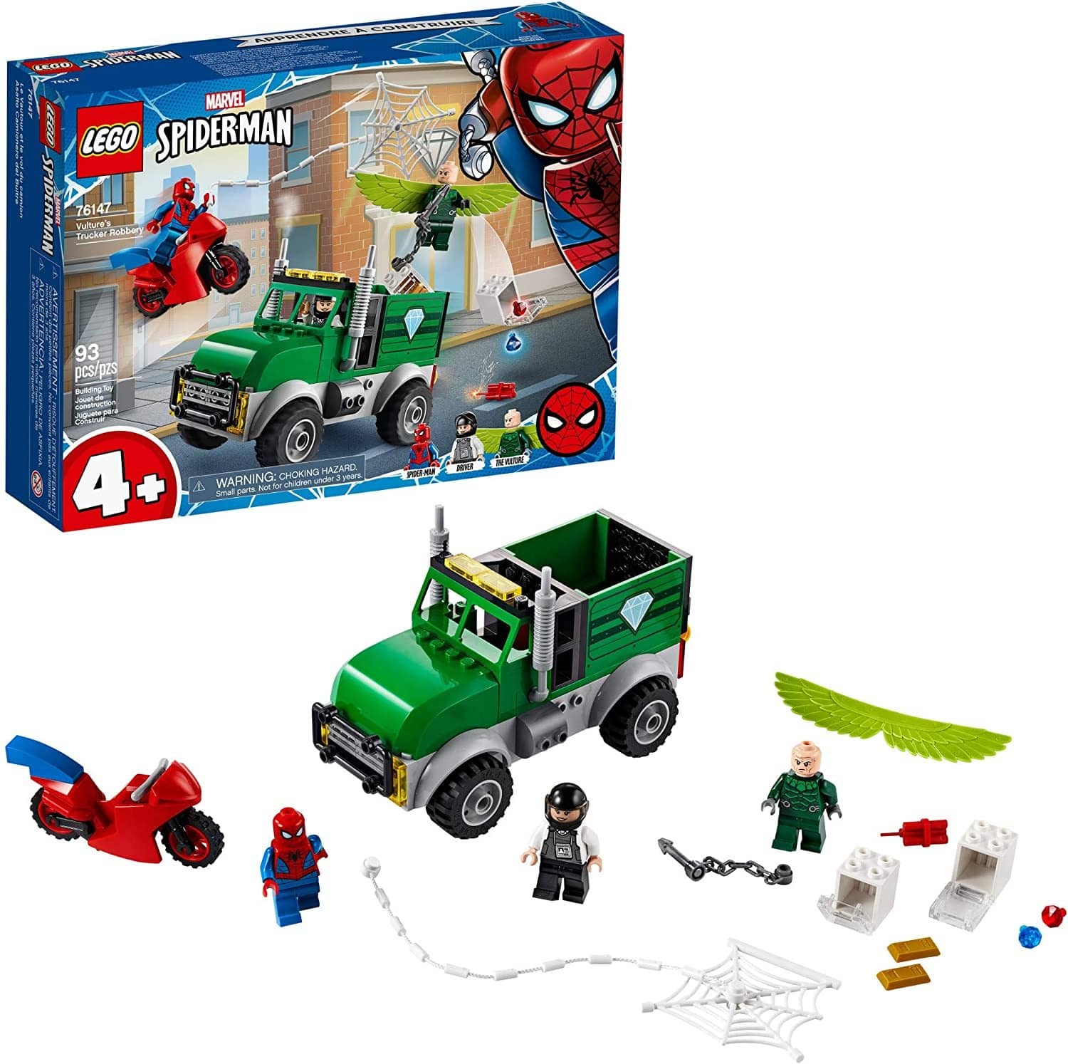 LEGO 76147: Marvel: Spider-Man: Vultures Trucker Robbery (93 Pieces)-Kidding Around NYC