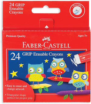 24 Grip Erasible Crayons-Kidding Around NYC