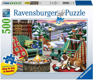 Ravensburger 16442: Apres All Day (500 Large Piece Jigsaw Puzzle)-Kidding Around NYC