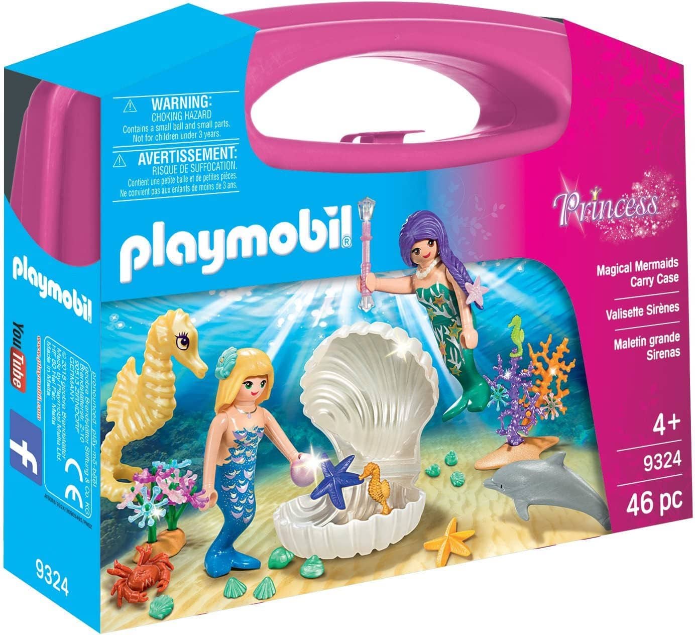 Magical Mermaids Carry Case Building Set-Kidding Around NYC