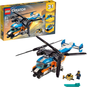 LEGO 31096: Creator: 3-in-1 Twin-Rotor Helicopter (569 Pieces)-Kidding Around NYC