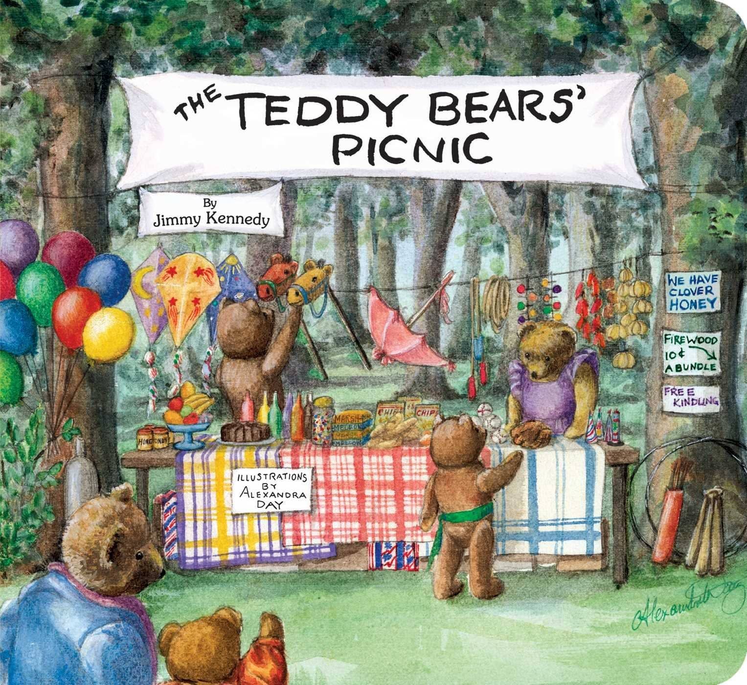 Teddy Bears Picnic (Board Book)-Kidding Around NYC