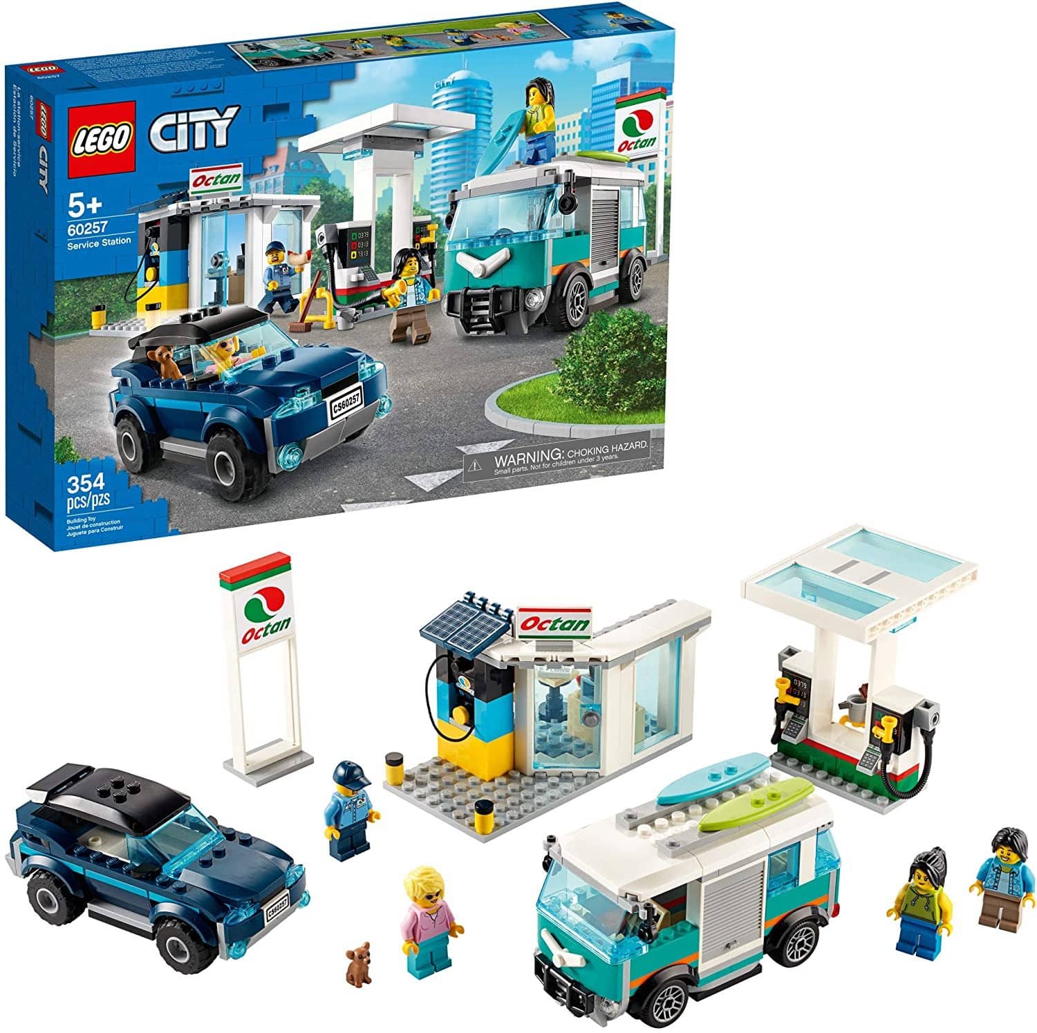 LEGO 60257: City: Service Station (354 Pieces)-Kidding Around NYC