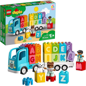 Lego Duplo My First Alphabet Truck 10915 Abc Letters Learning Toy For Toddlers, Fun Kidsâ€™ Educational Building Toy, New 2020 (36 Pieces)-Kidding Around NYC