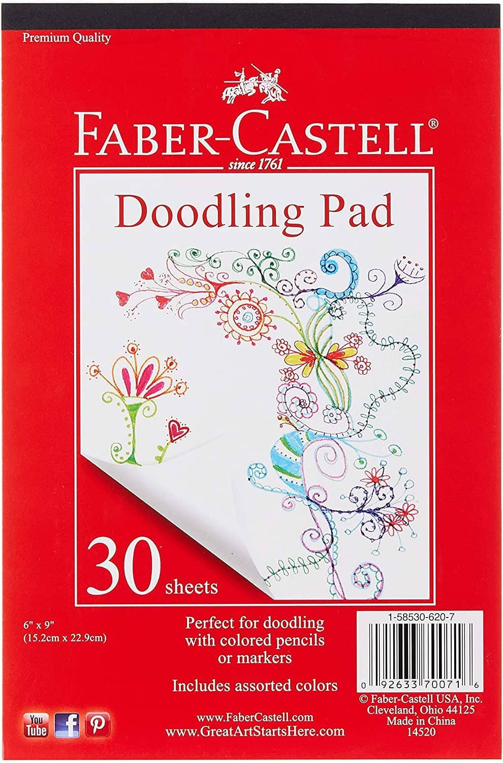 Doodling Pad 6 X 9-Kidding Around NYC