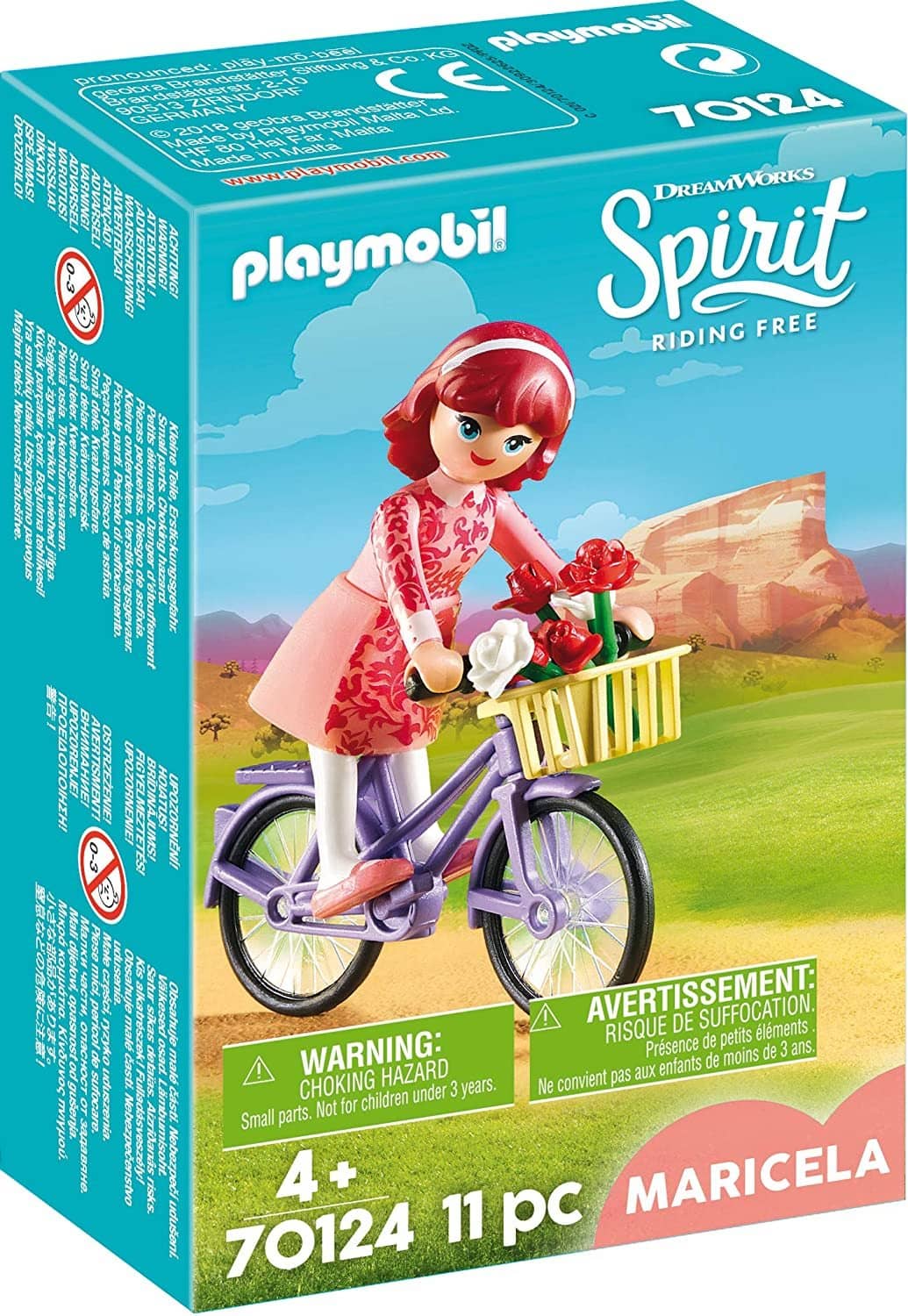 Playmobil - Spirit: Riding Free: Maricela With Bicycle-Kidding Around NYC