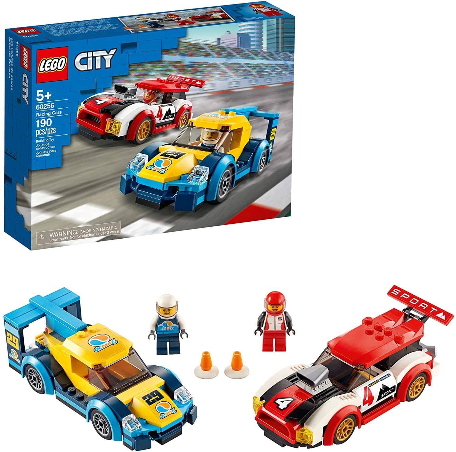 LEGO 60256: City: Racing Cars (190 Pieces)-Kidding Around NYC
