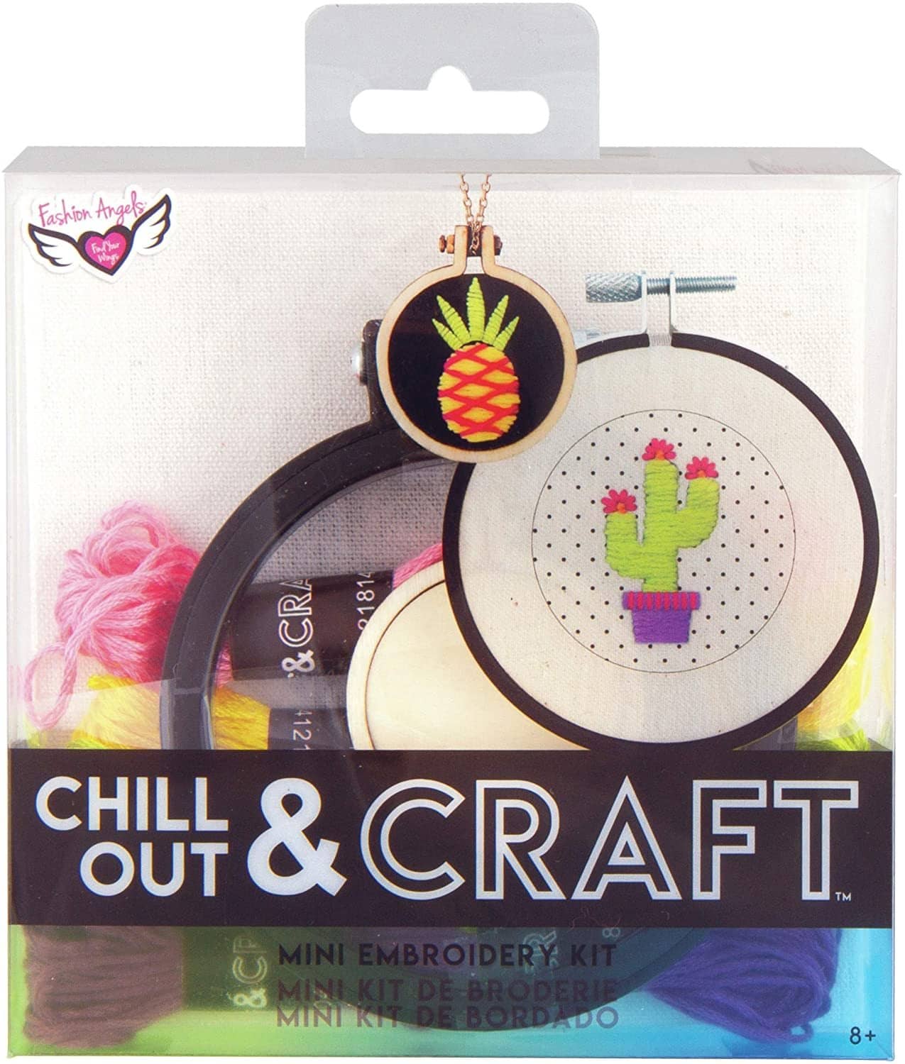 Chill Out & Craft Mini Embroidery Kit-Kidding Around NYC