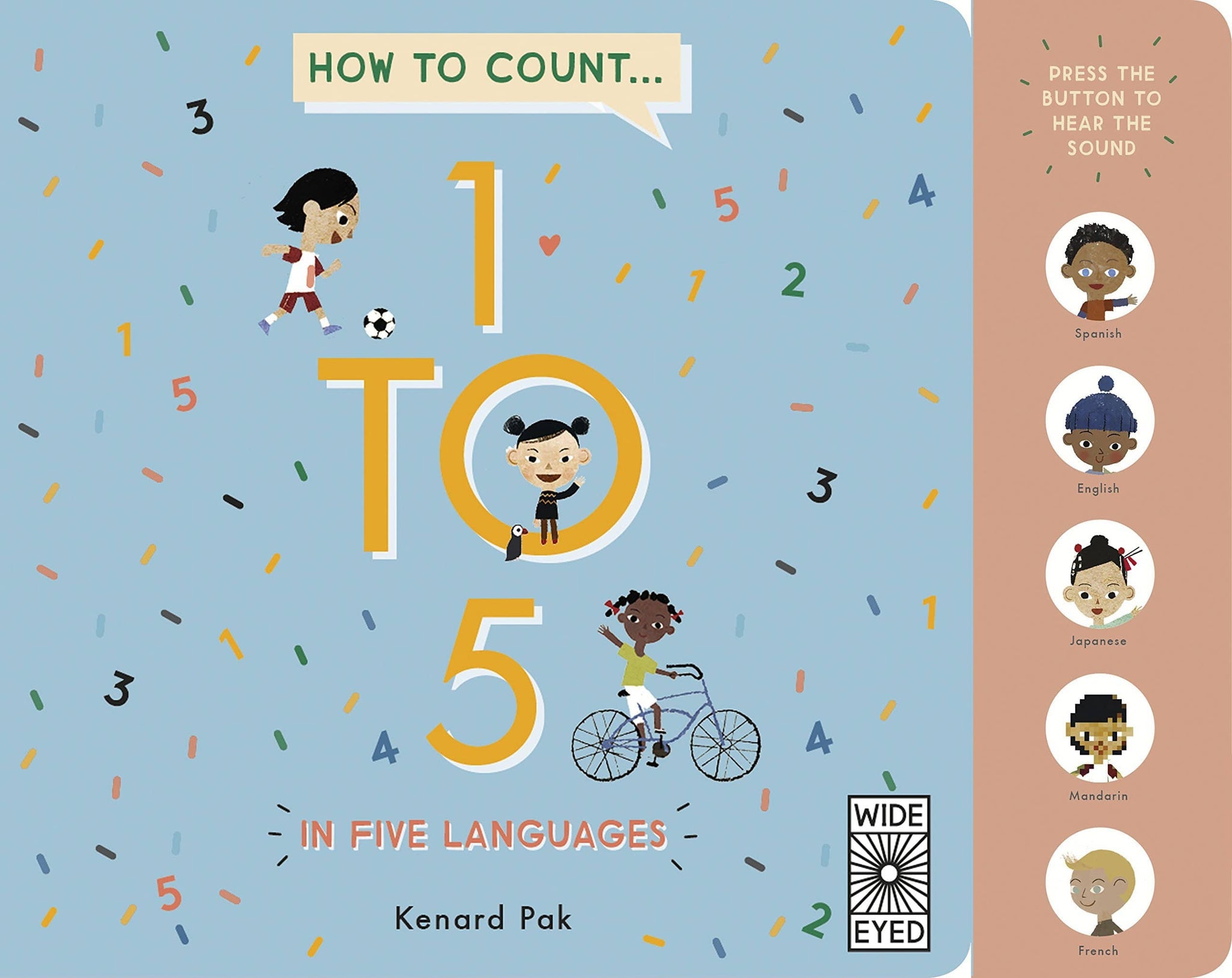 How To Count In 5 Languages (Board Book)-Kidding Around NYC