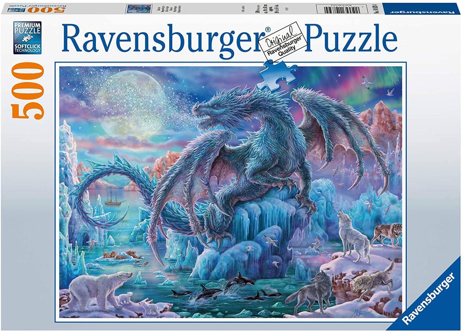 Ravensburger 14839: Mystical Dragons (500 Piece Jigsaw Puzzle)-Kidding Around NYC