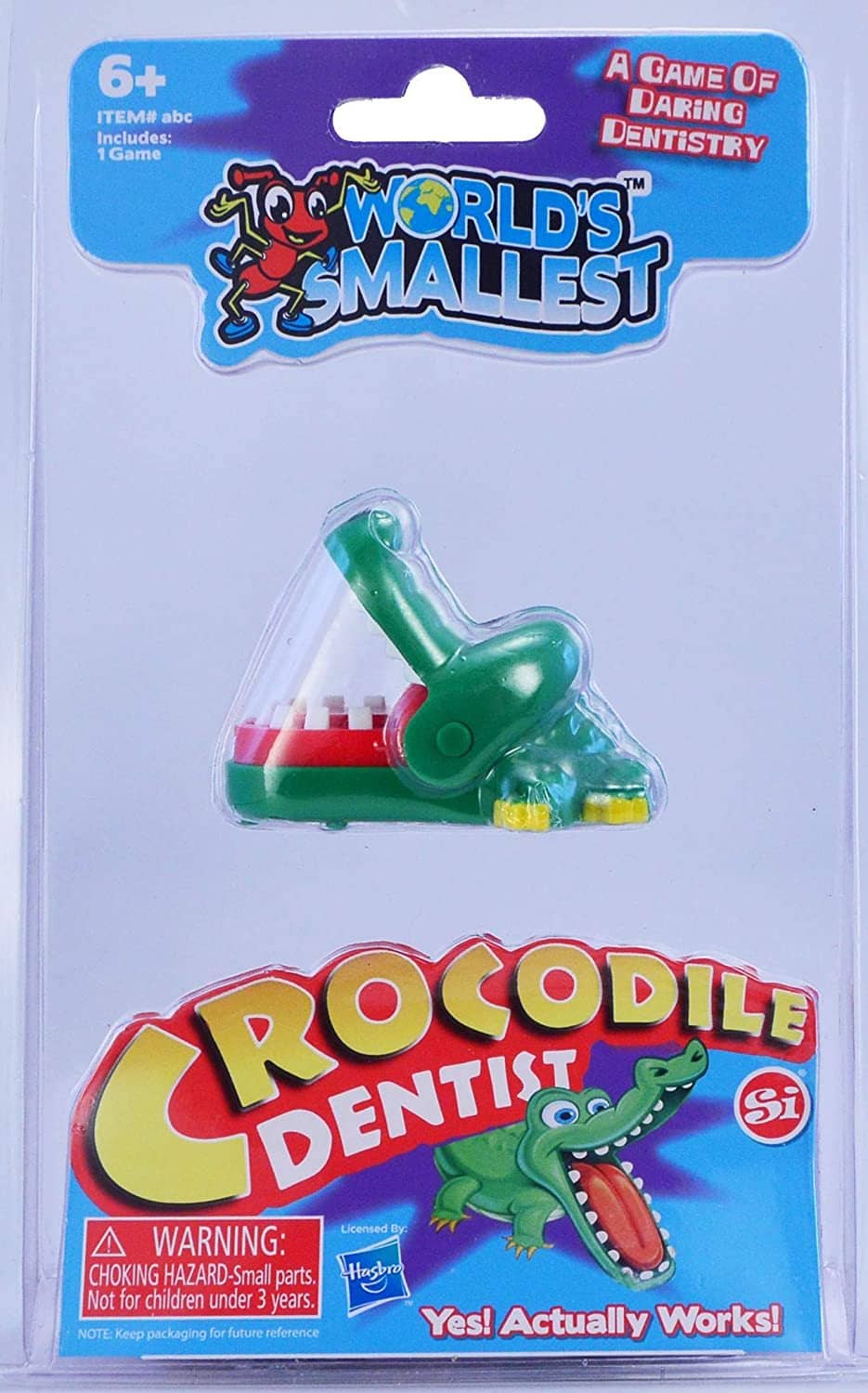 Worlds Smallest Crocodile Dentist Game-Kidding Around NYC