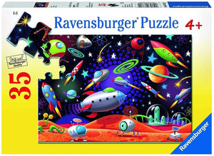 Ravensburger Space Jigsaw 35 Piece Jigsaw Puzzle For Kids – Every Piece Is Unique, Pieces Fit Together Perfectly-Kidding Around NYC