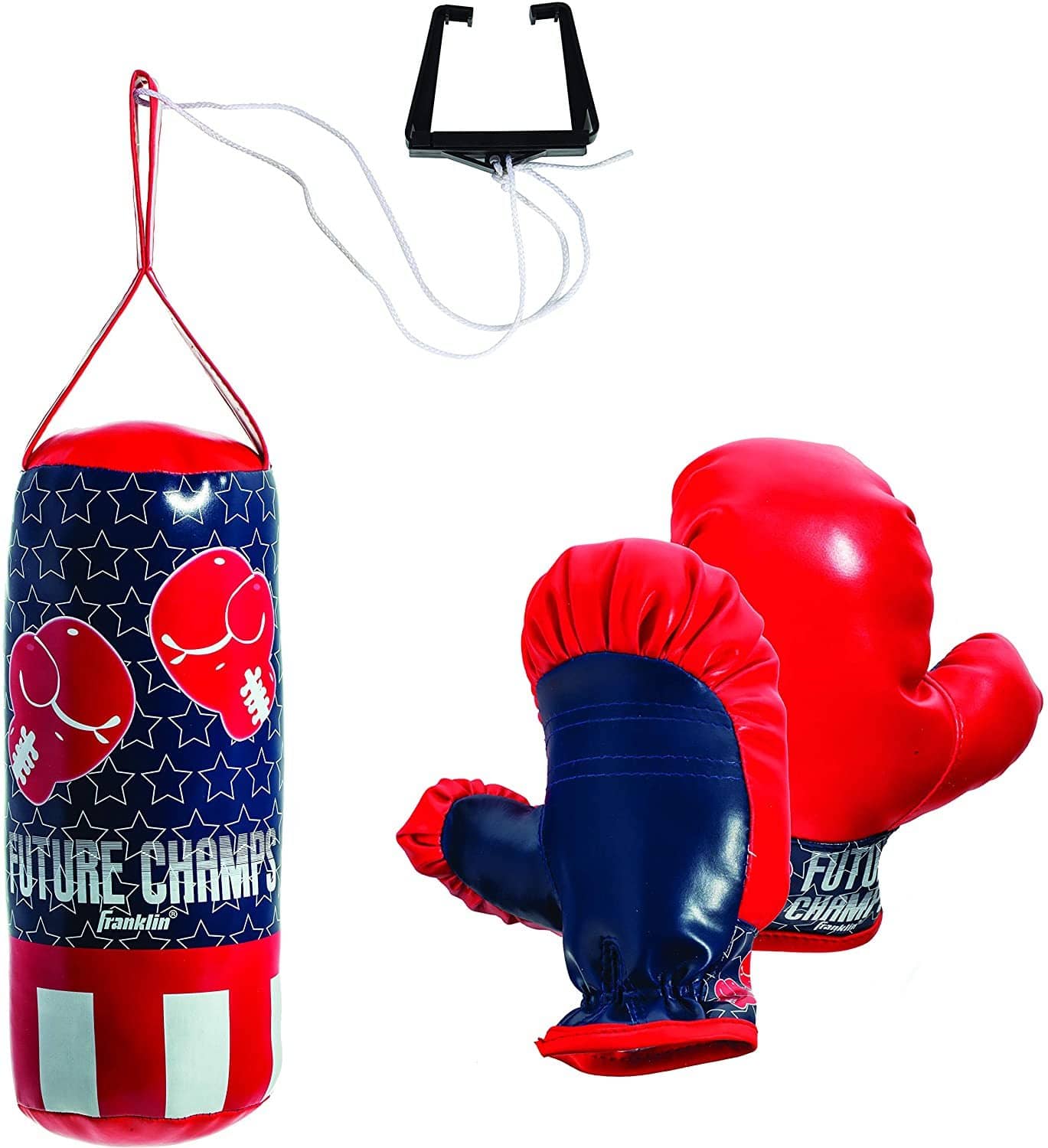 Franklin Sports: Future Champs Punching Bag And Glove Set-Kidding Around NYC