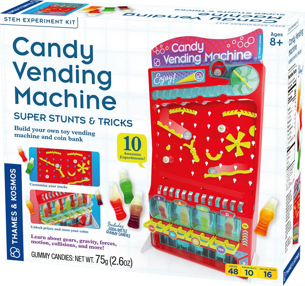 CANDY VENDING MACHINE SUPER STUNTS AND TRICKS