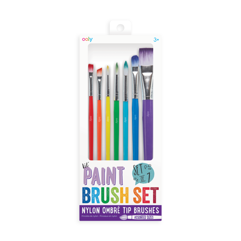 Lil Paint Brushes - Set Of 7 Arts & Crafts