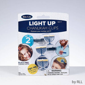 Light Up Chanukah Clips Seasonal