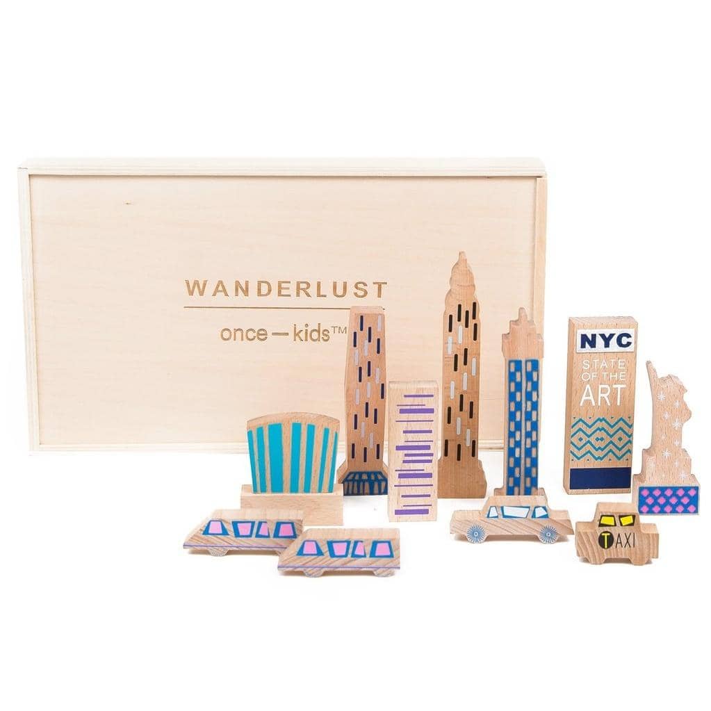 Wanderlust Wood And Felt New York Playset Blocks & Building