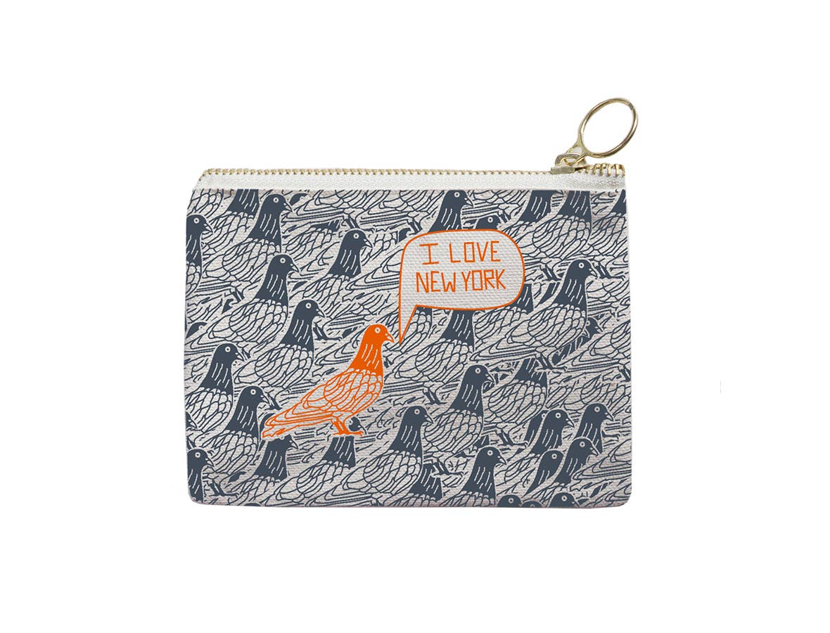 NEW YORK CITY PIGEON COIN PURSE