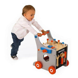 Brico Kids Tool Cart Magnetic DIY Trolley
