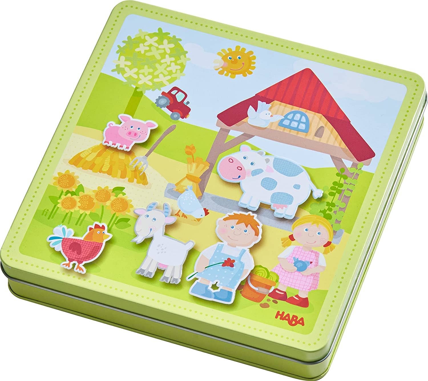 Peter And Paulines Farm Magnetic Game With 4 Background Scenes In Storage Tin-Kidding Around NYC