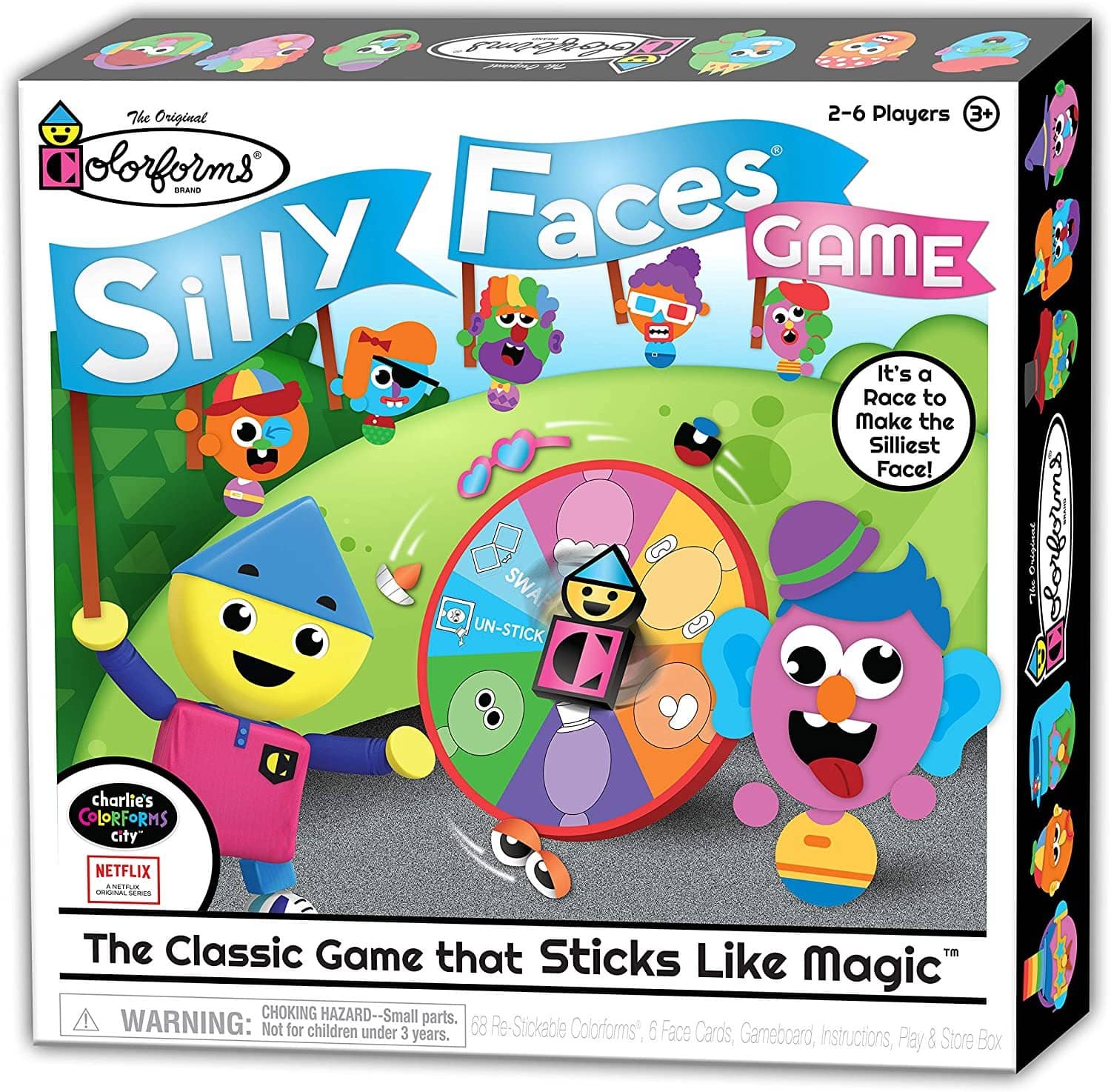 Colorforms Silly Faces Game-Kidding Around NYC