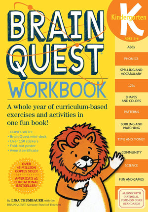 Brain Quest Workbook Kindergarten-Kidding Around NYC