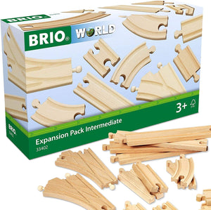 Brio World 33402 Expansion Pack Intermediate | Wooden Train Tracks For Kids Age 3 And Up-Kidding Around NYC