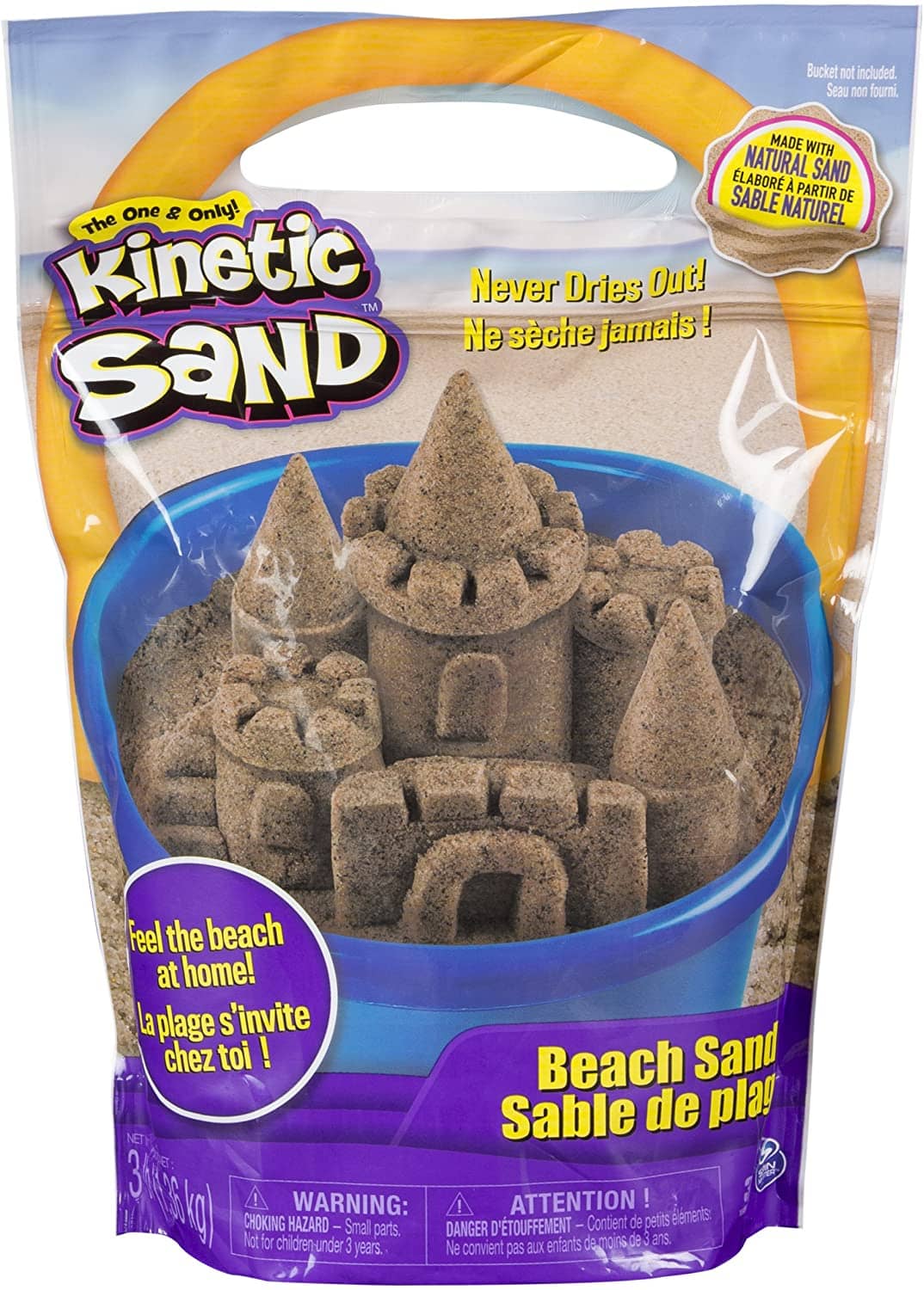 Kinetic Sand Beach Sand 3Lb-Kidding Around NYC