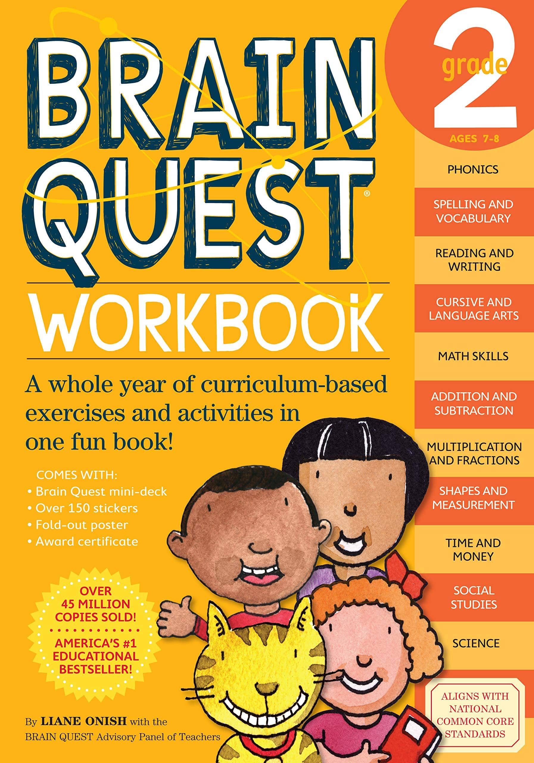 Brain Quest Workook Grade 2 (Paperback)-Kidding Around NYC