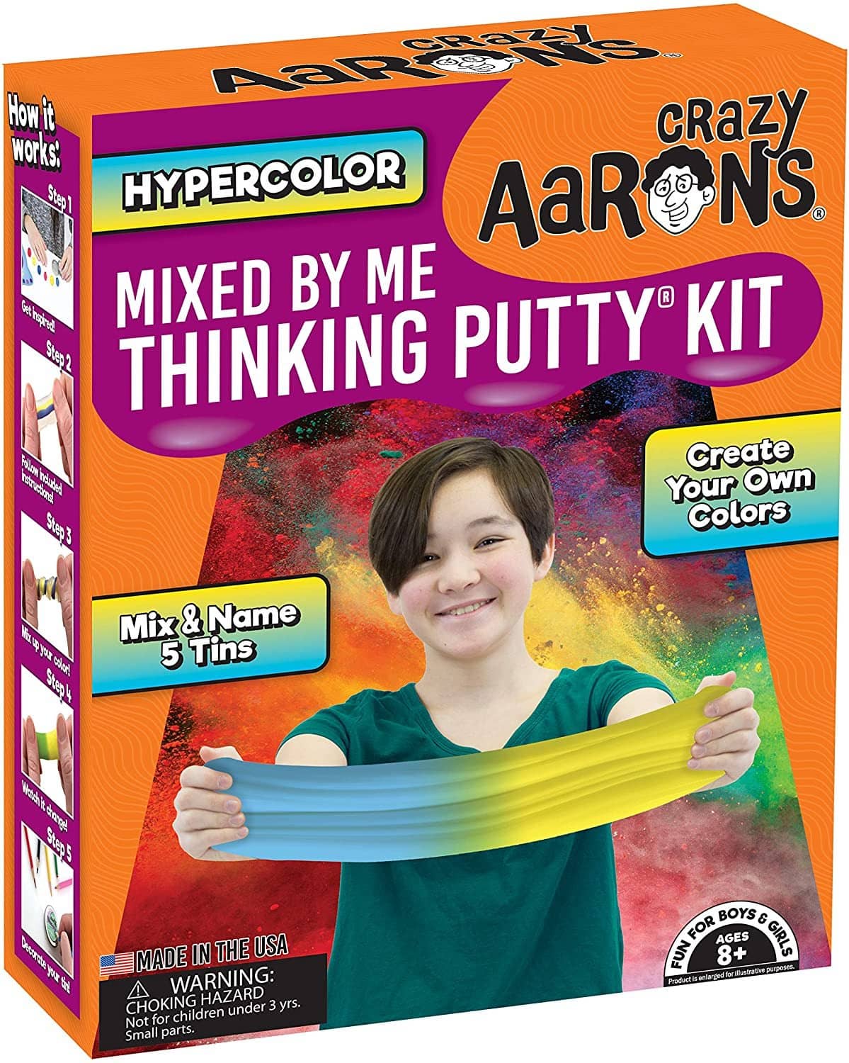 Hypercolor Mixed By Me Crazy Aarons Thinking Putty-Kidding Around NYC