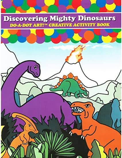 Do A Dot Art:Dinosaur Book Coloring Book-Kidding Around NYC