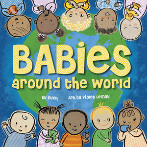 Babies Around The World (Board Book)-Kidding Around NYC