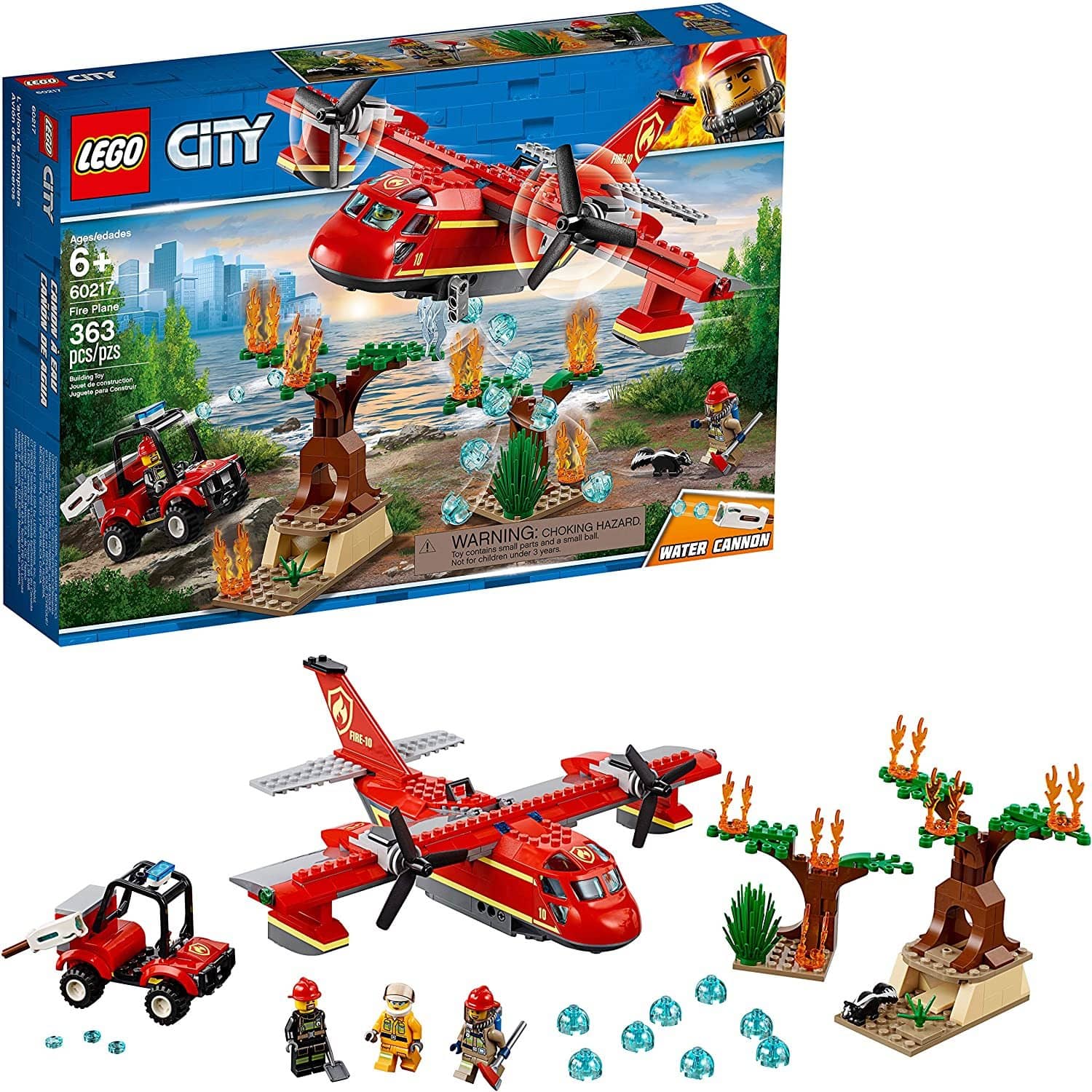 LEGO 60217: City: Fire Plane (363 Pieces)-Kidding Around NYC