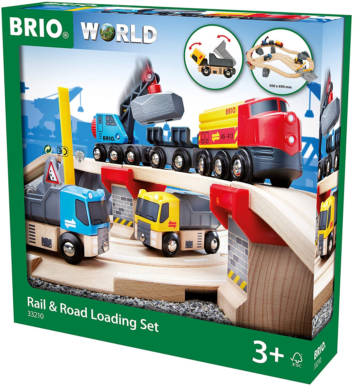 Brio 33210 Rail & Road Loading Set
