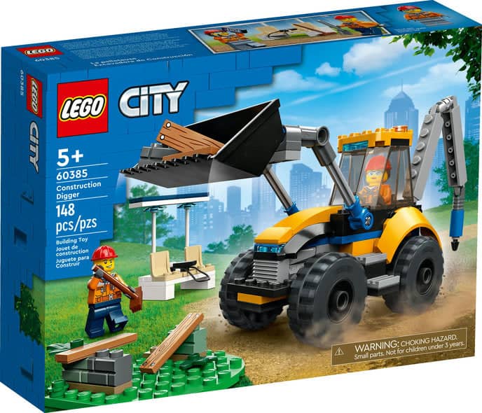 LEGO CITY 60385 Construction Digger