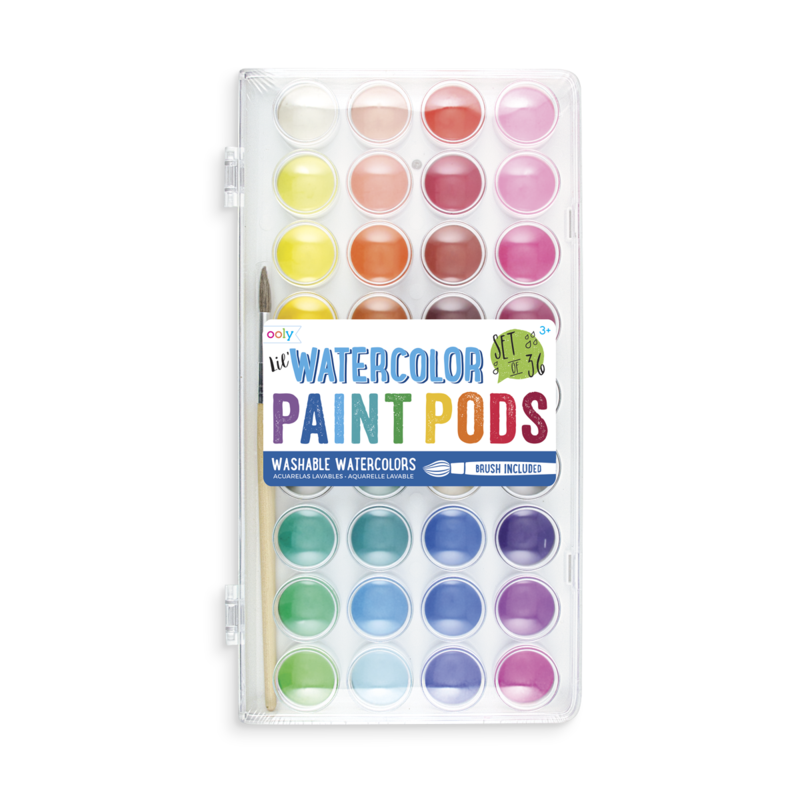 Lil Paint Pods Watercolor - Set Of 36 Arts & Crafts