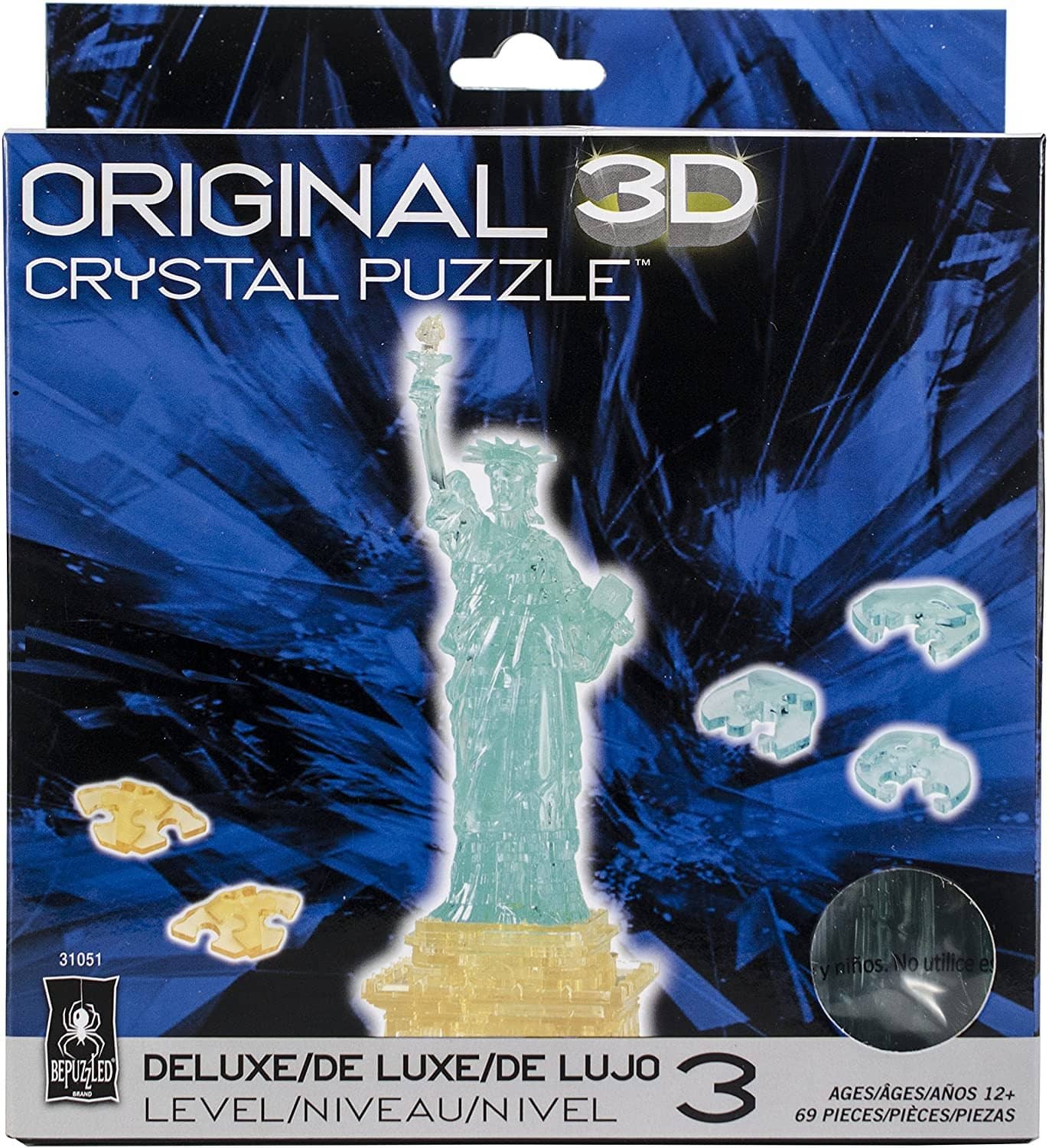 Statue Of Liberty 3D Crystal Puzzle-Kidding Around NYC
