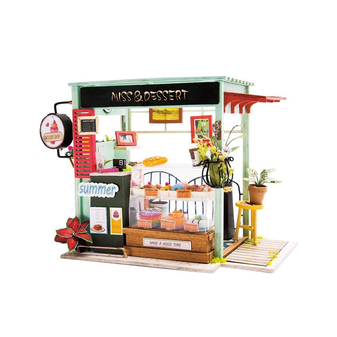 Ice Cream Station - Diy Miniature House Arts & Crafts