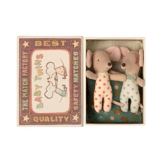 Baby Twin Mice In A Box (16-1711-01)