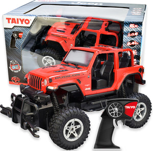 RC JEEP RUBICON RED 1:16