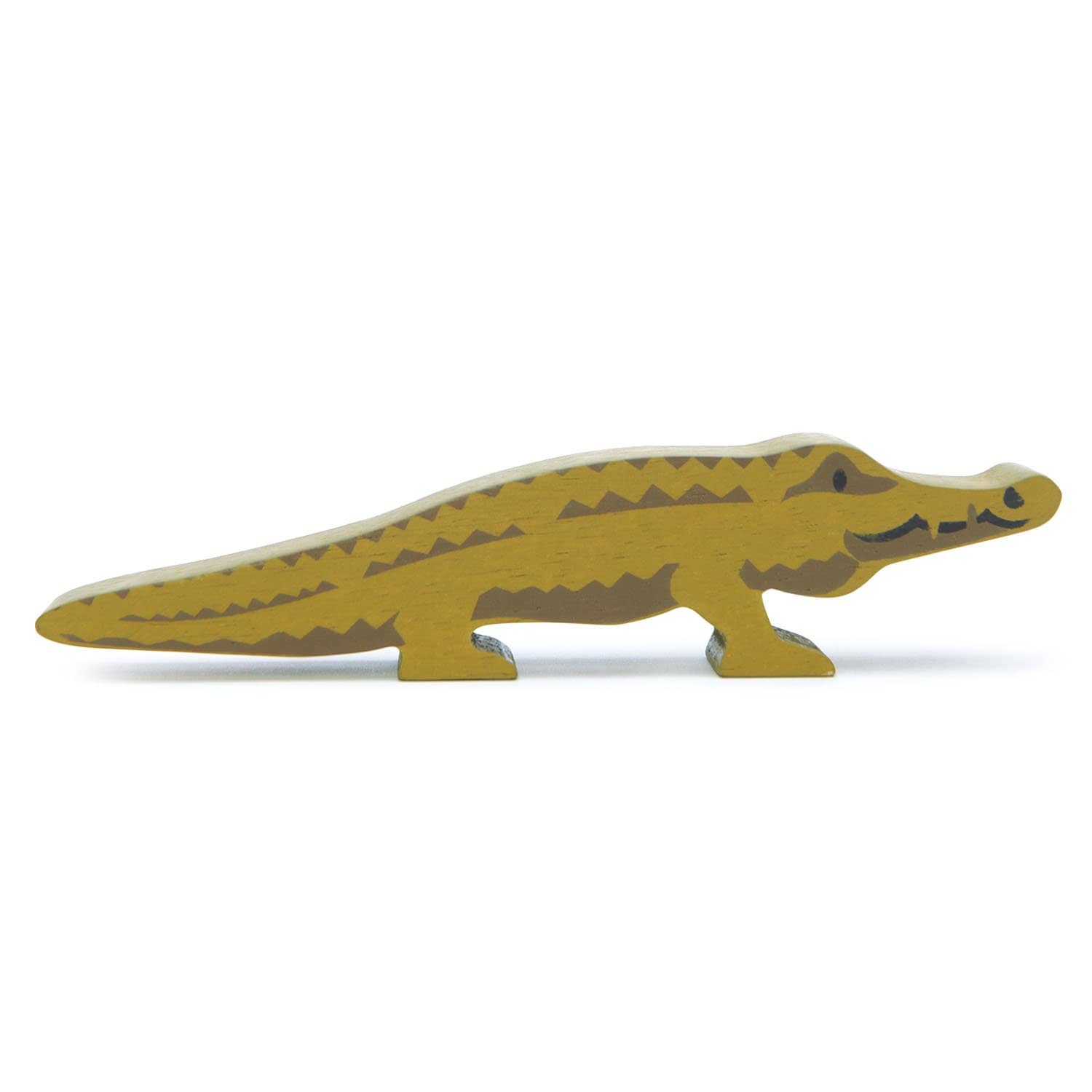 Crocodile Wooden Figure