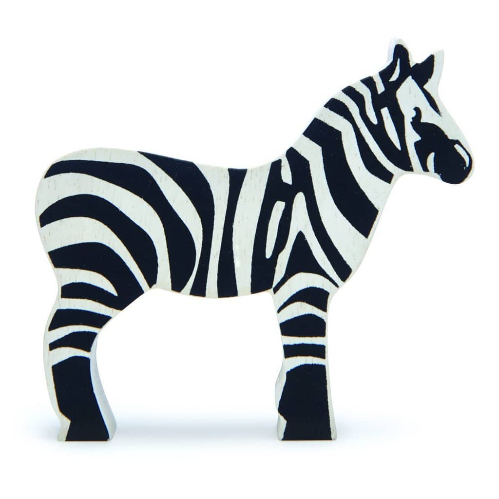 Zebra Wooden Figure
